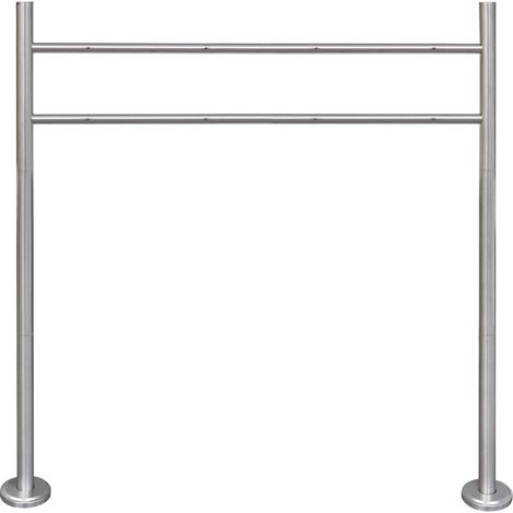 Soporte para buzón de acero inoxidable 120 x 100 cm 1002002