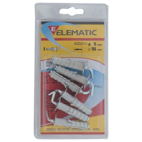 ELEMATIC BLISTER TASSELLI ENP/GL 9  (PZ.6)* ITW CONSTRUCTION PRODUCTS ITALY CF 8,0