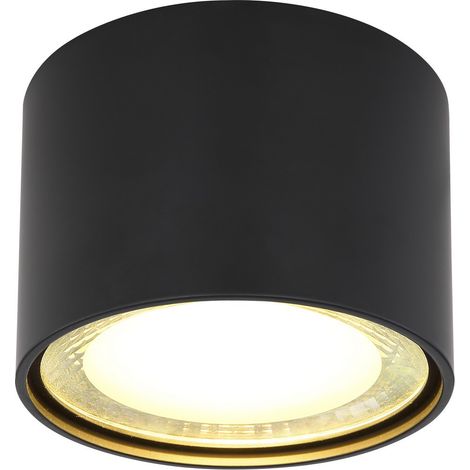 Globo - deckenleuchte - Serena - schwarz - metall - Ø 11cm - LED (1/5)