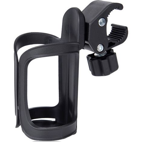 Porte-gourde universel pour poussette, vélo et chariot - Support bouteille eau et lait (1/5)