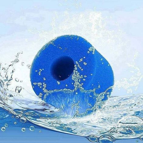 Filtre En Mousse - S1 - Pour Spa Piscine Aquarium - Réutilisable - 108 X 73 Mm - Lot De 8 (1/4)