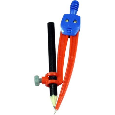 Schema di un compasso di plastica con matita (1 pezzo) (1/2)