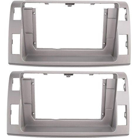 2 façades d'autoradio 2 DIN pour Toyota Previa/Estima/Tarago, cadre et adaptateur de montage pour autoradio DVD, installation sur tableau de bord (1/5)