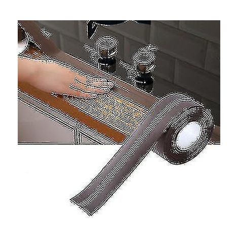 Wasserdichtes und schimmelresistentes Dichtungsband für Heimwerkerprojekte, ideal für Tapeten, Küchen und PVC-Böden – 2,2 cm x 320 cm – Braun