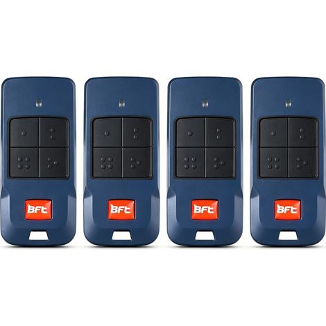 Télécommande motorisation de Porte BFT Mitto Cool C4 4 canaux 433 MHz Rolling Code D112318 lot of 4