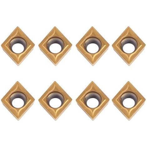 CCMT09t304 Placca Carburo CCMT32.5 Lotto da 10 Frese in Metallo Duro CNC per Utensile da Tornio (1/4)