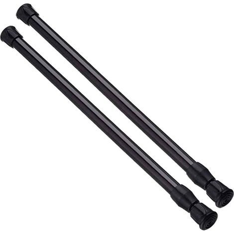 Set mit 2 Spannstangen, verstellbarer Federstahl, 40-70 cm, rutschfest, für Schränke, Wohnmobile (1/5)