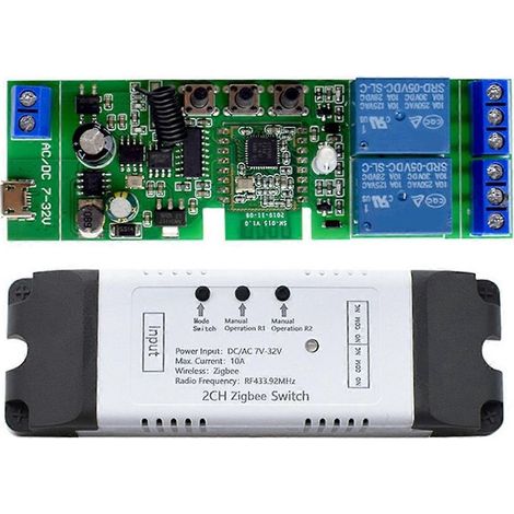 Contrôleur Moteur Actionneur Linéaire - 2 Canaux Tuya Zigbee Wifi - Pour Automatisation Maison - 1 Pièce (1/5)