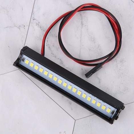 Phare LED pour crawler 1/10, compatible Traxxas TRX4/TRX6/SCX10, éclairage pour toit de voiture RC (1/5)