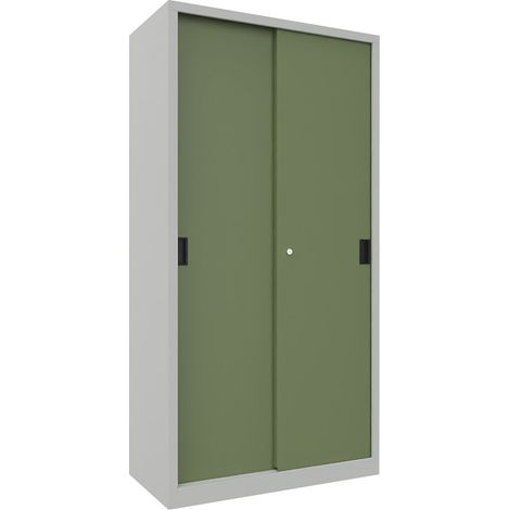 kaiserkraft, Armoire à portes coulissantes, hauteur 1950 mm, (1/2)