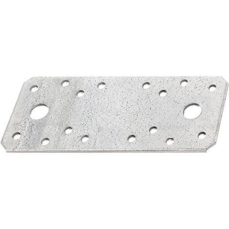 Connecteurs plats galvanisés – 133 x 55 mm – Set de 15 pièces – Fixation stable pour constructions bois et métal – Marque