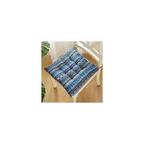 Coussins Boho-Rouge – Lot de 2 Pièces, Coussin de Chaise de Jardin, Cuisine, Salon, Attaches Incluses