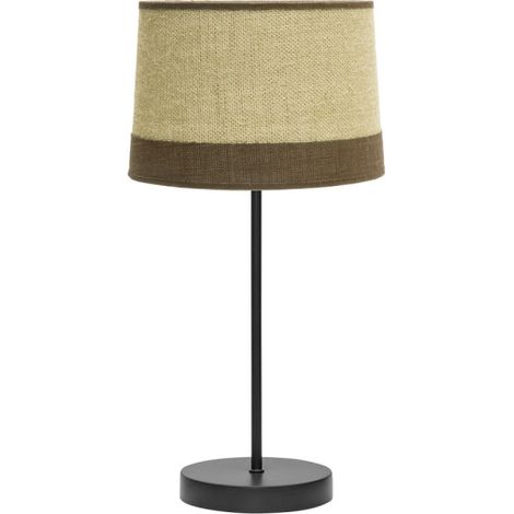 Lampada da tavolo Tietar 1xe14 Saco/marrone 44x22x22 Cm