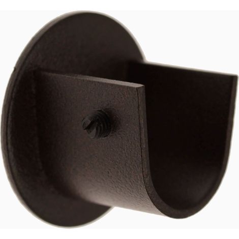 1 Support Entre-Murs - Rouille Sablé - Diamètre 20 (1/2)
