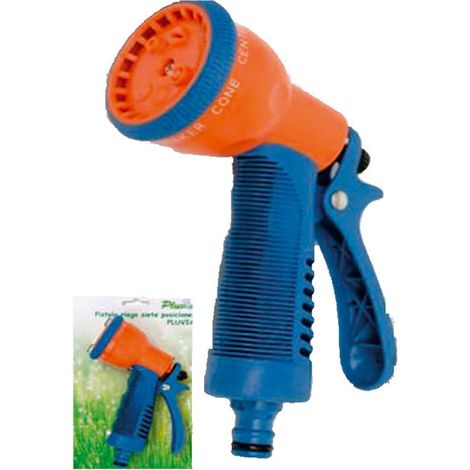 Pistolet d'irrigation Pluvia 7 positions raccord 1/2 bi-matière X841P9R