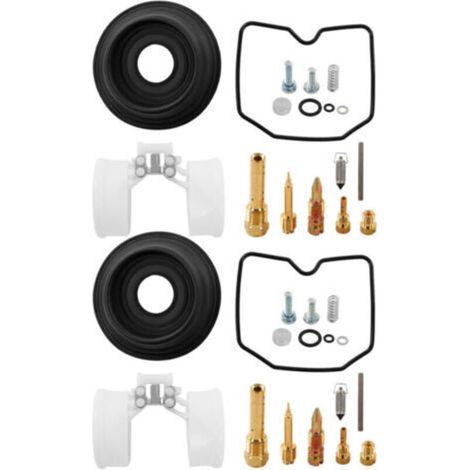 Kit de Réparation de Carburateur de Moto, 2 Ensembles de Pièces de Carburateur pour Kawasaki Er500 Er-5 1998-2005 T49 (1/4)