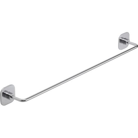 Gedy G-Teide Asciugamani 45cm, Misure: 5,3X45,5X6,7 CM, Porta salviette in Acciaio Inox e Cromall, Finitura cromata, Incluso di bioadesivo 3M e Viti, Design R&S, 2 Anni di Garanzia, Cromo, Mediana