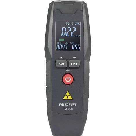 [GEBRAUCHT] B-Ware Voltcraft Geigerzähler Strahlungsmesser RM-300 Beta Gamma Röntgen USB akustisch (1/2)
