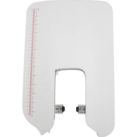 Mesa Extensión Máquina Coser, Superficie Trabajo ABS 39x26cm Estable, Instalación Sin Herramientas – Ideal para Costura y Patchwork en el Hogar (1/5)
