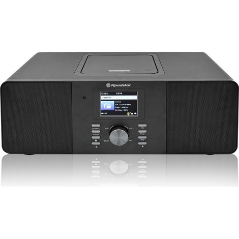 Roadstar IR-540D+BTBK Microcadena Radio Internet Wi-Fi DAB+/FM, Reproductor CD-MP3, Bluetooth, USB Mando a Distancia Negro (1/5)