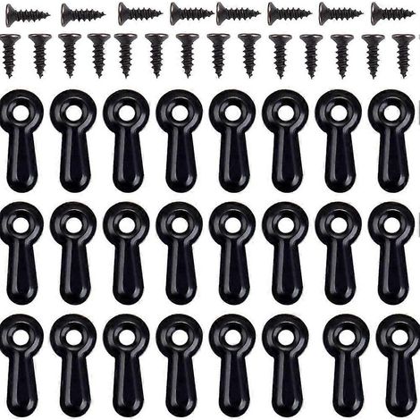 Supports de cadre photo avec boutons, 100 pièces, Supports de cadre photo, Accessoires pour cadres photo C (1/5)