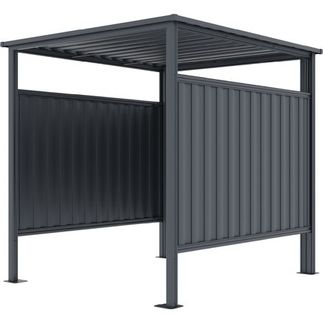 Metallschuppen Gardiun Samara 3,60 m2 aus 0,40 mm verzinktem Stahl Garage für Motorräder, Fahrräder oder Mülltonnen (1/5)
