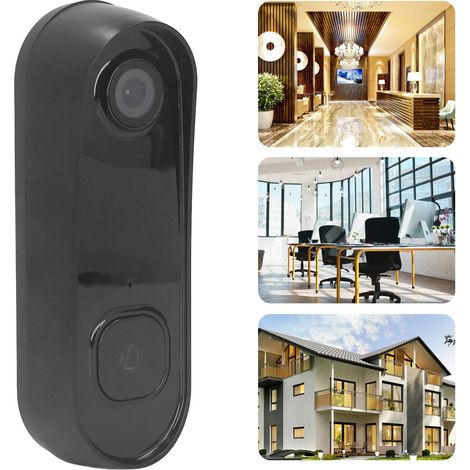 Sonnette vidéo Tuya Smart étanche, longue durée de vie, avec caméra de surveillance HD sans fil et télécommande pour la maison (1/5)