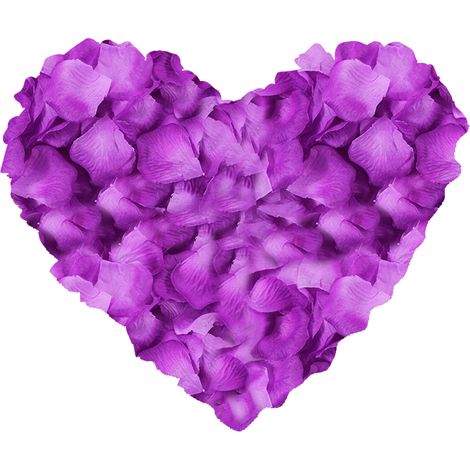 12 sachets de pétales de roses artificielles, pétales de fleurs non tissés pour une décoration romantique de mariage, de fête et de Saint-Valentin (1/5)