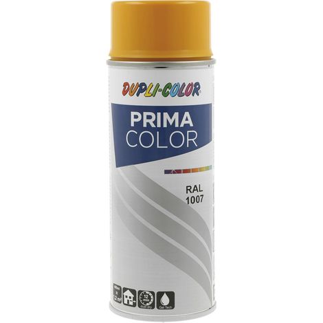 Dupli Color Prima Lackspray, Sprühlack 400ml, chromgelb glänzend RAL 1007