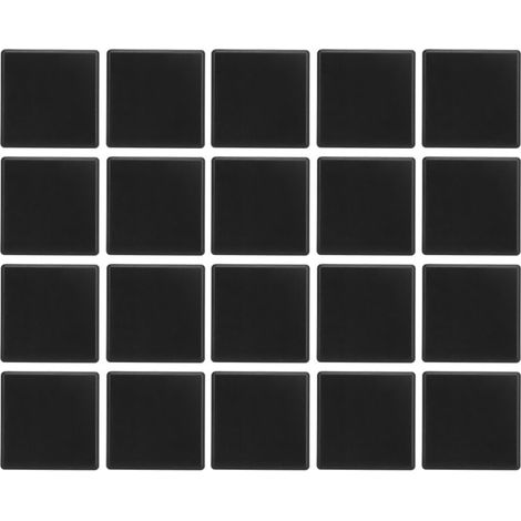 20 Pièces Bouchons d'Extrémité Profilé Aluminium 6060 4 Trous ABS pour Imprimante 3D CNC Standard Européen (1/5)