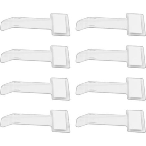 Lot de 8 porte-tickets transparents pour voiture - Avec colle - Pour pare-brise de voiture (1/4)