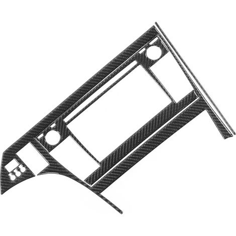 3-teiliges Carbonfaser-Navigationspanel-Zierteil mit glänzender Oberfläche, passend für Prius 2012–2015 (1/5)