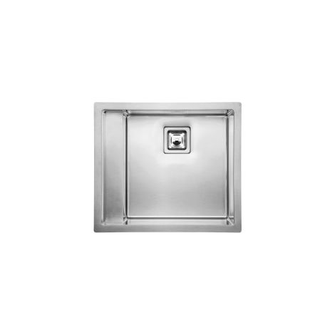 Lavello CALYPSO F3" 1 vasca destra ACCIAIO INOX incasso SLIM 58X51 prof. 19 (1/5)