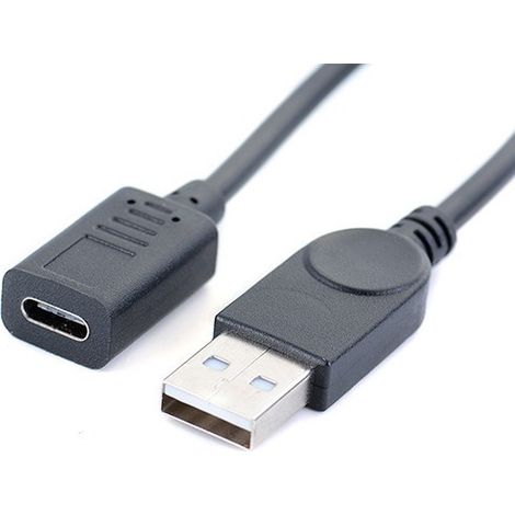 USB male to Type-C female mobile phone data charging extension cable male to Type-C female adapter (1/5)