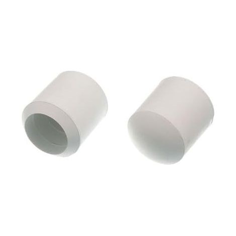 4 embouts de chaise en caoutchouc blanc pour protection du sol (1/2)
