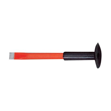 ciseau maA on en acier avec protA ge-main 30 cm pointe plate