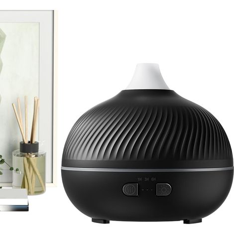 Diffuseur d'Huiles Essentielles Maison,180ml Lumière d'Ambiance 7 Couleurs Humidificateur et Diffuseur d'Huiles Essentielles Électrique pour Cheminée Salle de Bain Salon Centre Spa Salle (1/5)