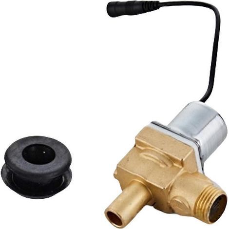 Urinoir sur pied robuste en laiton et céramique avec système de chasse d'eau intelligent à capteurs, portable pour usage domestique et commercial Style A (1/5)