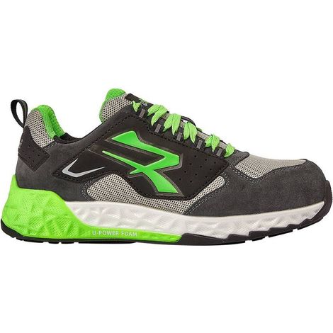 Chaussures de sécurité U-Power Bran ESD S1PS HI HRO FO SR - 38 (EU) - Negro /Verde