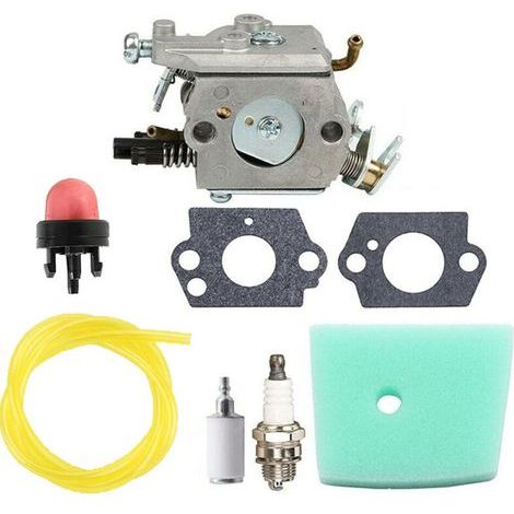 Carburateur pour Husqvarna 223L 223R 323RJ 325RJX 326RJX ,Carburateur avec Bougie d'allumage Filtre à Carburant Conduite de Carburant (1/5)
