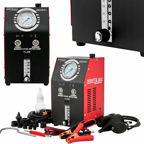 Rauchgenerator zur Lecksuche in 12-V-Systemen, 9 l/min, 30 ml, Kraft&Dele (1/5)