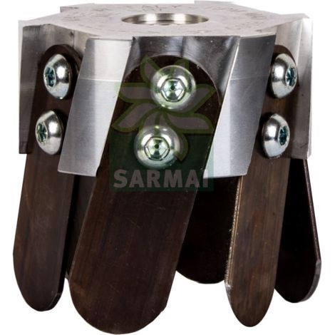 ZAPPETTA FRESA ALLUMINIO PER DECESPUGLIATORE UNIVERSALE FRESATURA TERRA PIANTE