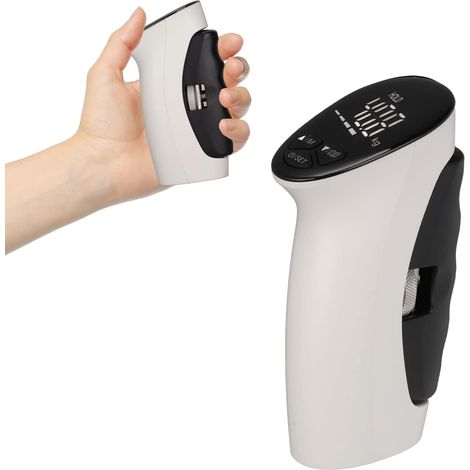 Dinamómetro manual digital/dinamómetro, dinamómetro manual electrónico con pantalla LED, distancia de agarre ajustable y dinamómetro manual digital de precisión con detección automática de fuerza. (1/5)