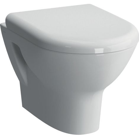 Vitra – Cuvette wc suspendu DOMAO sans bride – Abattant Duroplast soft close – Fixation semi-encastrée – Poids 26,84 kg