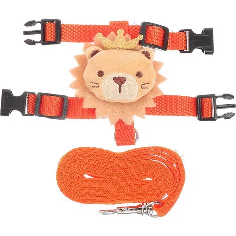 Arnés decorativo para mascotas pequeñas, arnés para conejos, correa para 3 juegos, color naranja (1/5)