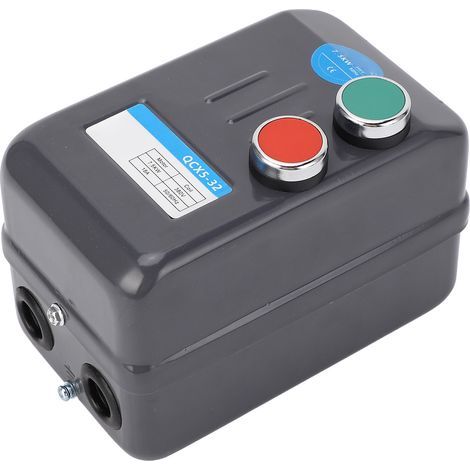 Interrupteur de commande de démarreur de moteur électrique magnétique, 7,5 kw, 3 phases, 380V, 14 à 22a, pour compresseur d'air (1/5)