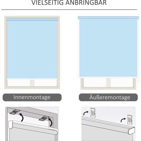 Store vertical pour balcon, brise-vent latéral à enrouleur, écran occultant avec manivelle, toile polyester et alu, blanc crème, 200x120 cm (1/4)
