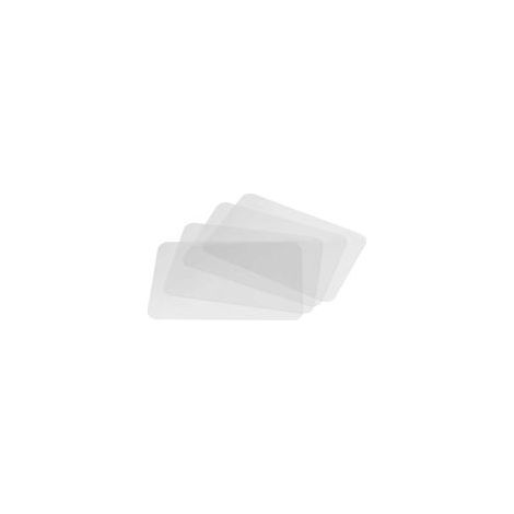 Set de Table Transparent,4 PCS Plastique Sets de Table Enfant sous-Verres Lavables Antidérapants Set de Table Napperon pour Table à Manger de Cuisine et Doublures de Réfrigérateur 43 28 cm