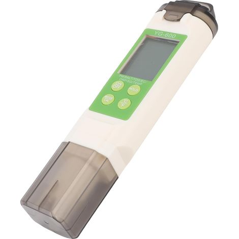 Testeur d'eau TDS, appareil de mesure numérique 7 en 1 de la qualité de l'eau : pH-mètre précis, ORP, EC, TDS pour piscines, aquariums et systèmes hydroponiques. (1/5)