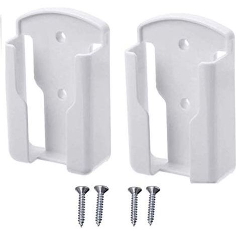 Set of 2 wall mounts for remote control for TV and air conditioning system